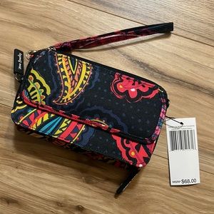 Lighten Up Crossbody NWT Vera Bradley — Twilight Paisley — wrist strap only